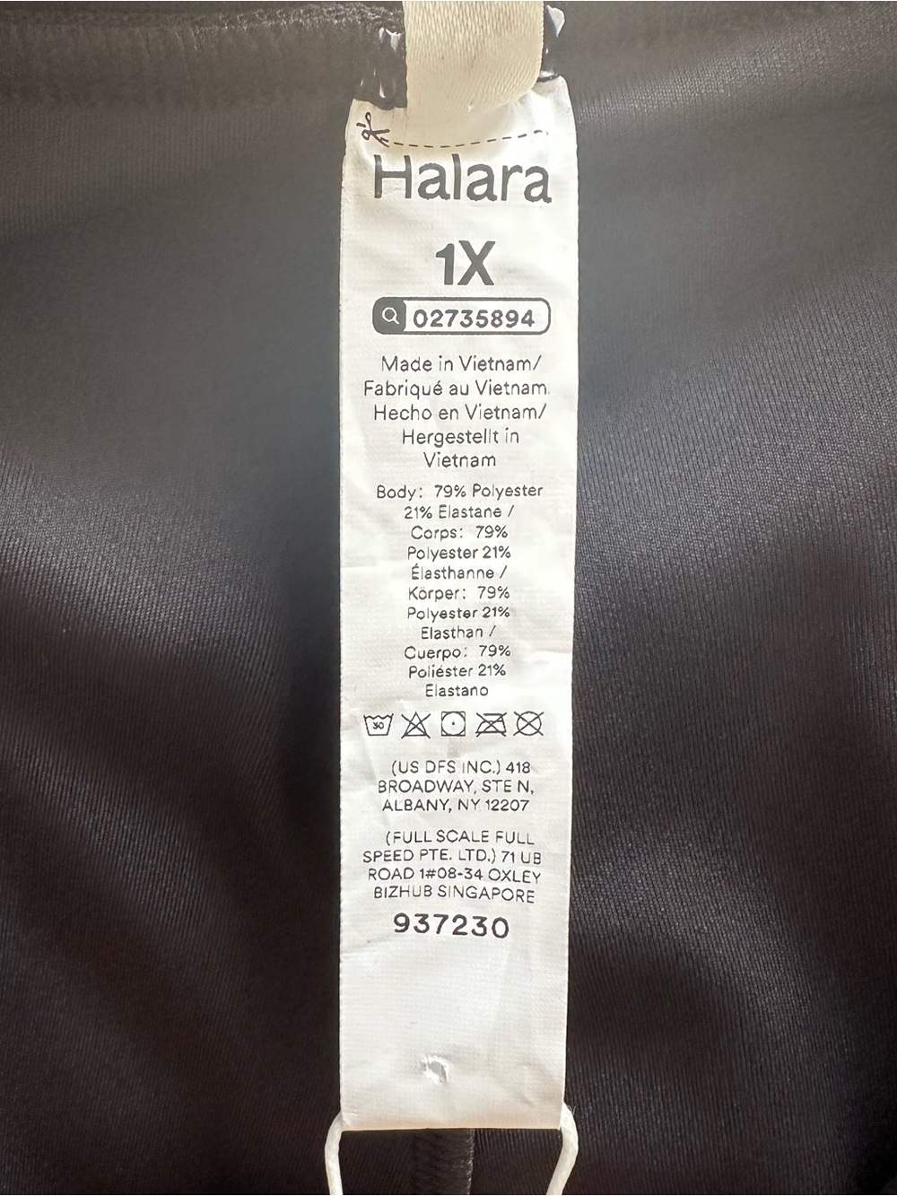 NWT Halara DayStretch High Waisted Pockets Straight Leg Casual Pants Black 1X - Picture 7 of 10